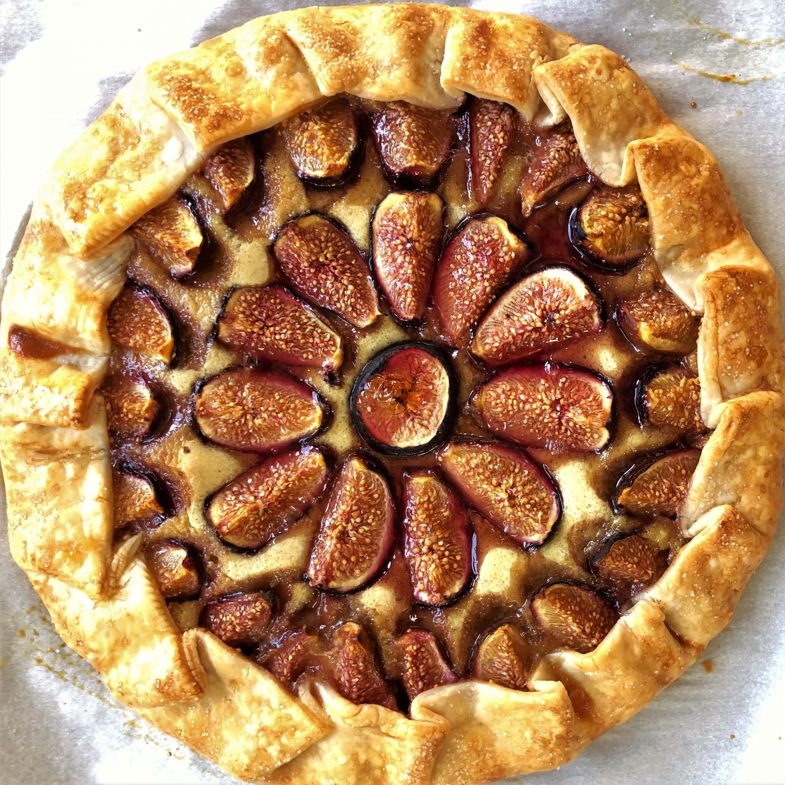 Fresh Fig Tart With Pistachio Datil Pepper Cream Filling Recipe