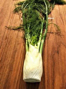 fennel bulb with leaves