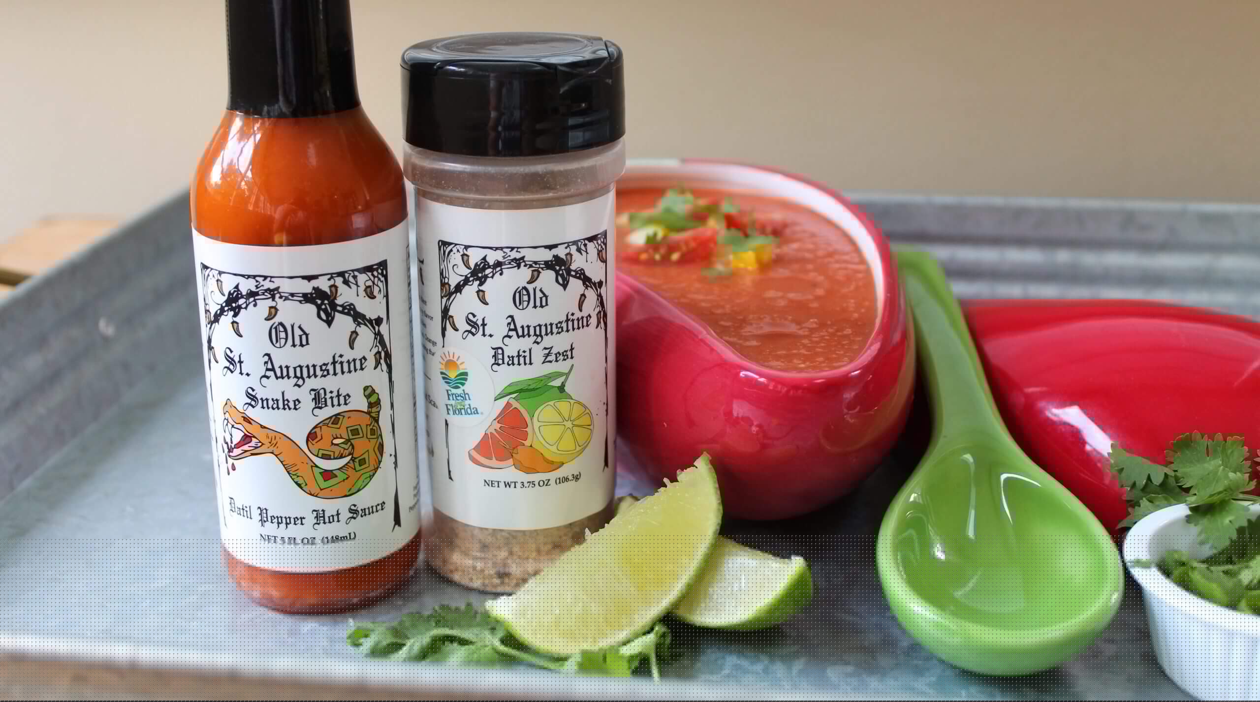 Spicy Datil Pepper Gazpacho – Vegan Recipe - OSA Gourmet