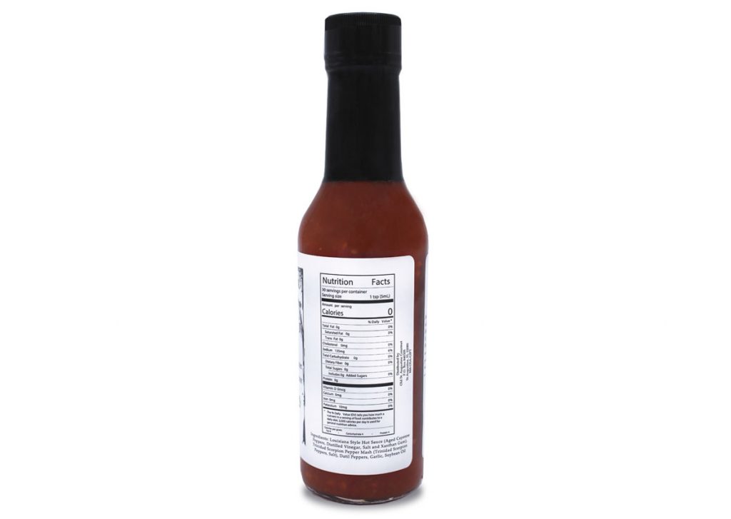 Stinging Lizard Scorpion Pepper Hot Sauce 5 oz Hottest Hot Sauce
