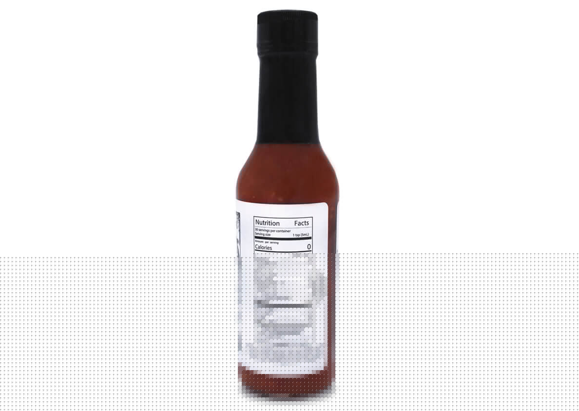 stinging lizard scorpion pepper hot sauce nutrition panel